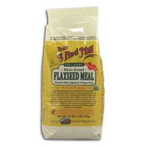 Bobs Red Mill Flaxseed Meal, Organic (Pack of 3)  Grocery 