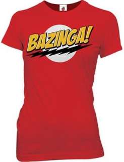 BIG BANG THEORY bazinga Girly T Shirt NEW S M L XL  