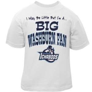 NCAA Washburn Ichabods Toddler White Big Fan T shirt  