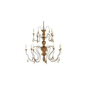  Mansion Chandelier, Large by Currey & Co. 9314