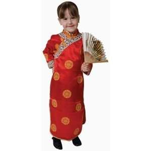 Pretend Deluxe Chinese Geisha Girl Child Costume Dress Up Set Size 16 