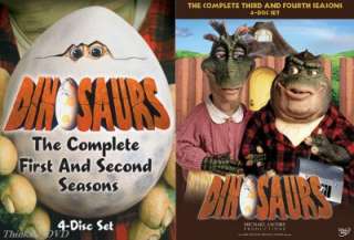 DINOSAURS COMPLETE SERIES 1 2 3 4 DVD New Sealed Henson  