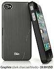 iSkin Solo Aura Hard Case for iPhone 4 4S Graphite Grey Amazingly Thin 