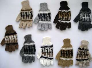 This is a brand new Lot of 10 Pairs of Fingerless Gloves made of 