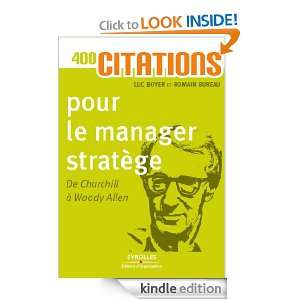 400 citations pour le manager stratège (ED ORGANISATION) (French 