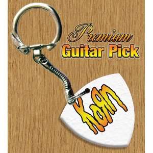  Korn Keyring Bass Guitar Pick Both Sides Printed Musical 