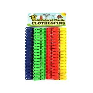 New   Plastic clothespin set   Case of 48 by bulk buys  