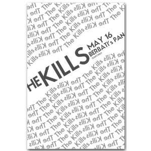  The Kills Poster   Sy Concert Flyer