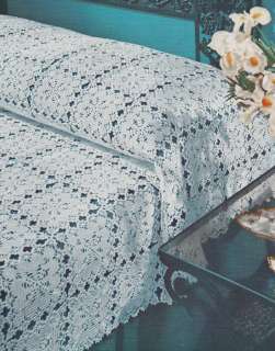 Vintage Crochet Pattern New Orleans Motif Bedspread  
