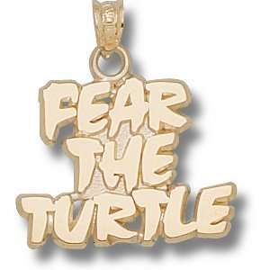  Maryland Terrapins 5/8in 14k Fear Pendant/14kt yellow gold 