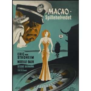  Gambling Hell Poster Movie Danish 27x40