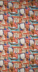 AMERICA BEAUTIFUL LANDMARKS STRIPE~Cotton Quilt Fabric  