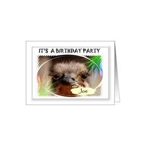 Birthday Party Invitation / Name Specific   Joe / Baby 