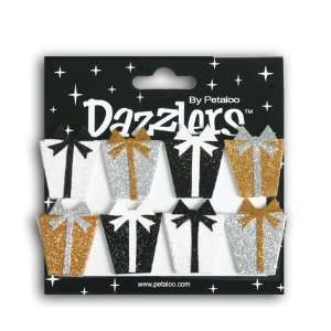  Dazzlers   Birthday   Gift Boxes x 8   Black/White/Silver 