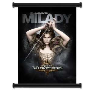  The Three Musketeers Movie 2011 Fabric Wall Scroll Poster 