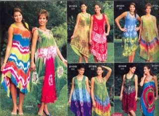 Sacred Threads Hippy SPRING Tie Dye Circle Dress 211310  