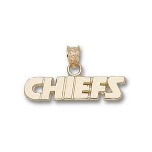 Kansas City Chiefs 1/2 CHF Lapel Pin   10KT Gold Jewelry