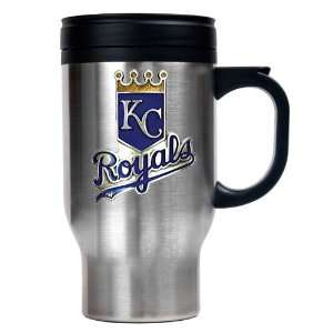 Kansas City Royals MLB Stainless Steel Travel Mug   Primary Logo