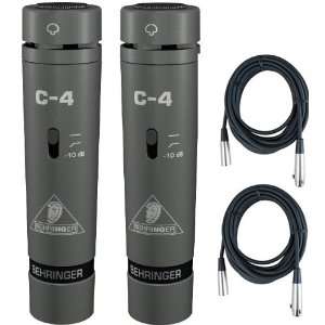  Behringer C 4 (Pair) Single Diaphram Condenser Microphones 