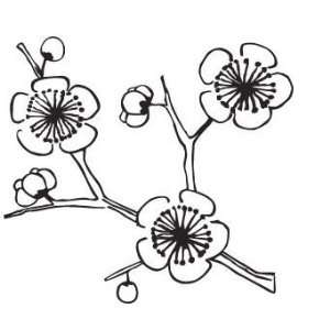   Scan Trends 2005 01 Wall Stickers Cherry Tree   Black