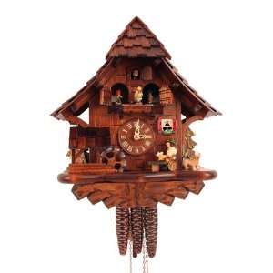  Black Forest Cuckoo Clock with Beer Drinker and Music 