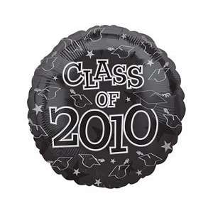  Black Class of 2010 Graduation 18 Mylar Balloon Health 