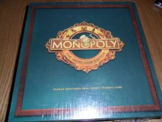 New in Box Monopoly The Heirloom Edition  