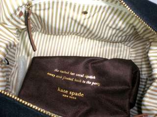 New KATE SPADE Dixon Place Little Blaine Indigo Handbag Purse Satchel 