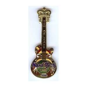  Hard Rock Cafe Pin 54303 New Orleans Black Guitar With Tri 
