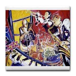  New Orleans tile coaster New orleans jazz acrylic Tile 