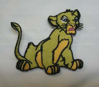 Simba Lion King movie Embroidered Iron On Patch children Applique 