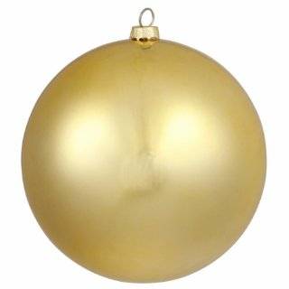 Matte Vegas Gold Commercial Shatterproof Christmas Ball Ornament 6 