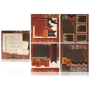  Quick Quotes 12 inchx12 inch Scrapbook Layout Kit   5 