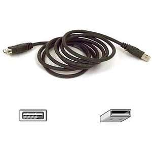 com Belkin USB Extender Cable. 3FT USB AA EXTENSION USBA TO USBA MALE 