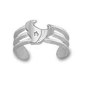 Houston Texans Sterling Silver Horn Toe Ring  Sports 