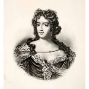   Portrait Mistress Costume 17th Century Art   Original Photogravure