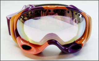 SEE PICS NEW Oakley A Frame Snow Goggles Mango Berry/Pink Iridium Ski 