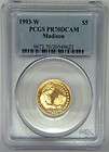   Gold Coin. Madison, Bill of Rights. PCGS PR70DCAM. Deep Cameo