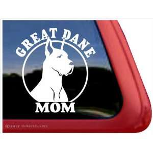  Great Dane Mom ~ Great Dane Vinyl Window Auto Decal 