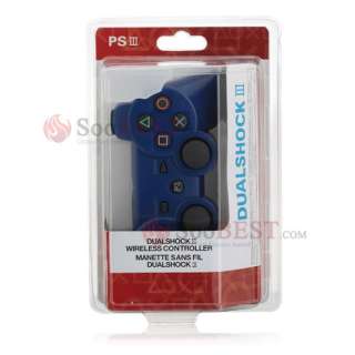 New Dark Blue SIXAXIS DualShock Wireless Bluetooth Game Controller for 