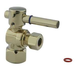  Decorative Quarter Turn Valve with 1/2 Inch IPS Inlet and 3/8 Inch 