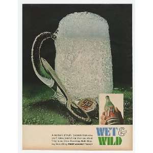    1967 7 Up Soda Wet & Wild Foaming Mug Print Ad