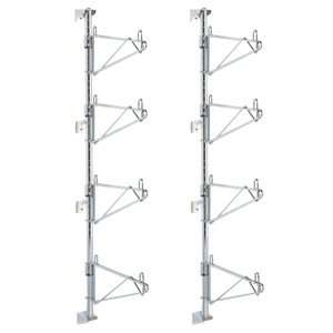   Level Post Type Wall Mount End Unit for 24 Deep Shelf
