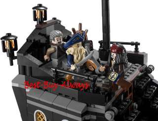   on the Pirates of the Caribbean 4184 Black Pearl ship