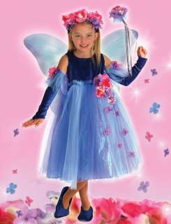 Flower Fairy Princess Paradise Costume SET w/ wings NEW  