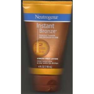 Neutrogena Instant Bronze Sunless Tanner and Bronzer in One Medium (2 
