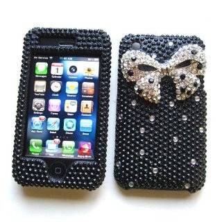 Apple iPhone 3G & 3GS Snap on Protector Hard Case Rhinestone Cover 