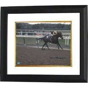 Seattle Slew Autographed/Hand Signed Belmont Stakes Horse Racing 16X20 