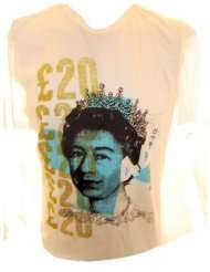 20 Pounds (the band) Mens T Shirt   The Queen Image