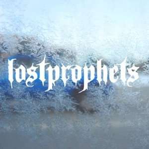  Lostprophets White Decal Rock Band Laptop Window White 